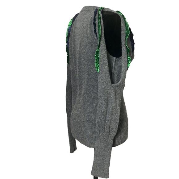 OPENING CEREMONY RUFFLE SWEATER OPEN ARMS SIZE S - Picture 3 of 7